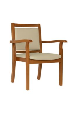 Pflegestuhl André mit Armlehnen Rustikal - SG130R-0034N