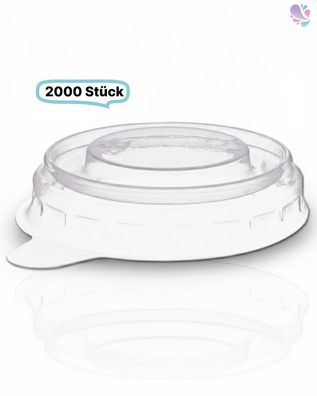 Deckel für Dressingbecher, Becher klein 30ml, 2000 Stück, to go, take away, recycelte