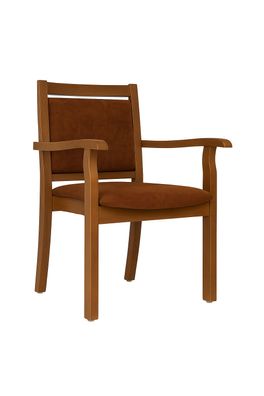 Pflegestuhl André mit Armlehnen Rustikal - SG130R-0061N