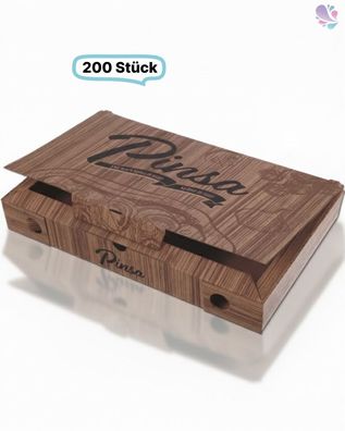 Pinsaboxen, 200 Stk, 23x38x5cm, natürliches Design, braun mit Neutraldruck, to go, ta