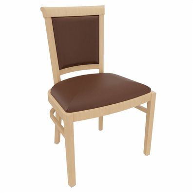 Pflege und Esszimmerstuhl Ariane - ergonomisch & platzsparend ohne Armlehnen