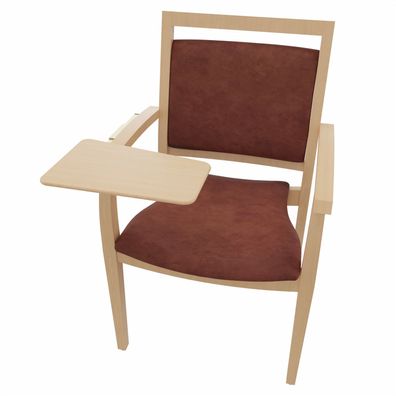 Armlehnenstuhl Georg mit Anbautisch - SG158-0061 + T245N