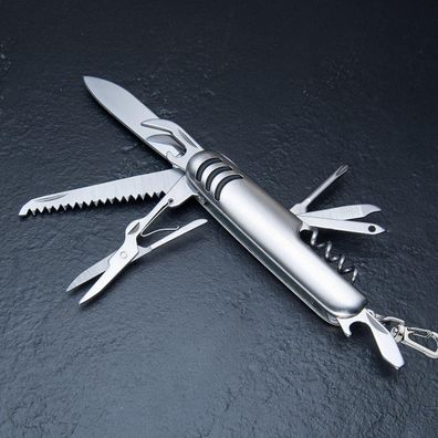 NEU 11in1 Multifunktions Taschenmesser Edelstahl für Camping Outdoor Wandern