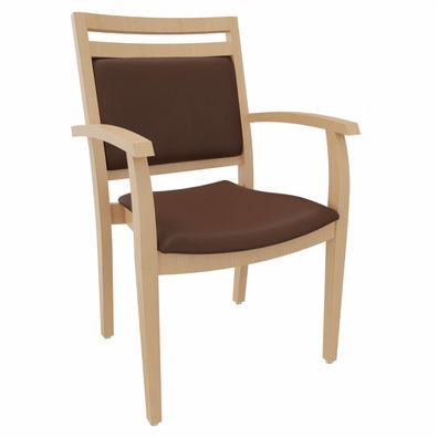 Seniorenstuhl Georg mit Griffleiste - SG224-0040N