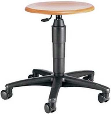 Topstar Drehhocker TEC 60 - Holz Sitz Buche natur