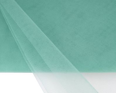 TÜLL Stoff 10m x 150cm Eukalyptus