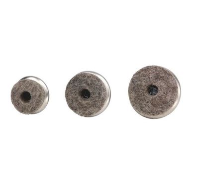 Filzgleiter Möbelgleiter ,9?mm Höhe, grau/nickel, mit Schraube-Z009-0001