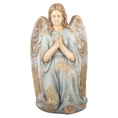 Clayre & Eef Dekorationsfigur Engel 34x36x55 cm Beige Keramik (Gr. 34x36x55 cm)