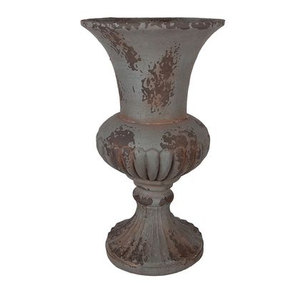 Clayre & Eef Blumentopf Ø 30x52 cm Grau Keramik (Gr. Ø 30x52 cm)