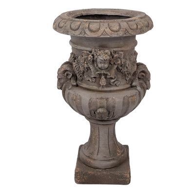 Clayre & Eef Blumentopf 40x38x64 cm Beige Keramikmaterial (Gr. 40x38x64 cm)