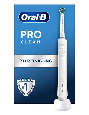 Oral-B PRO Clean elektrische Zahnbürste oszilierend pulsierend Weiß
