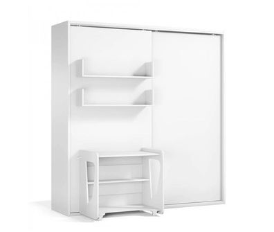 Multimo STUDIO 5, Schrankbett mit Schreibtisch, 90x190 cm