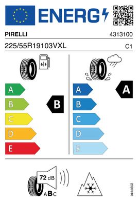 2x Pirelli Cinturato All Season SF3 XL M+S 3PMSF 225/55R19 103V Reifen