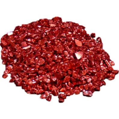 Glasnuggets rot Streudeko Tischdekoration Btl. a 250 g