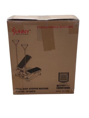 Sunny Health & Fitness Stepper SF S0978 Total Body Step Machine Grau