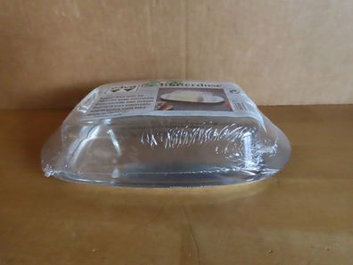 Butterdole Metallteller mit Kunststoff-Haube CHG(Original Verpackt)