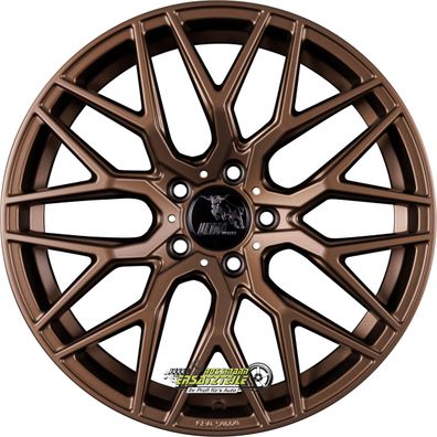 2x Ultra Wheels UA1E Race - EVO bronze matt 8x18 ET30 - LK5/112 ML66.5 Felge Alu