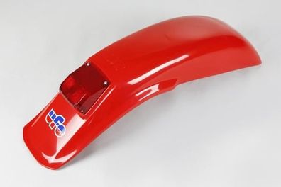Schutzblech hinten Rücklicht Kotflügel Klassik fender universal Enduro 83-93 rot