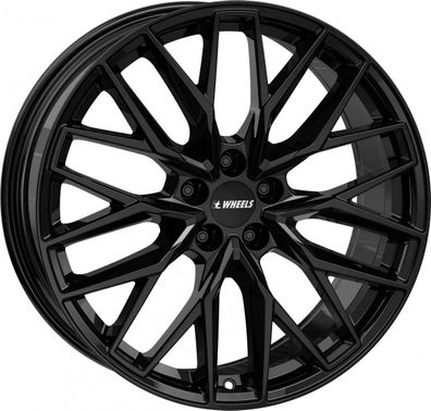 2x itWheels Xana gloss black 8x19 ET40 - LK5/112 ML70.1 Felge Alu
