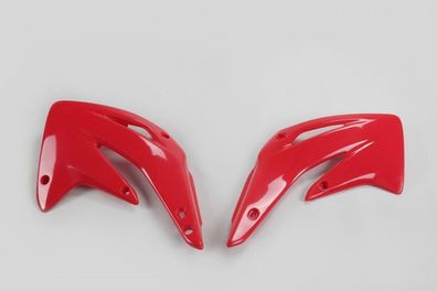 Tankverkleidung Kühlerabdeckung radiator scoops passt an Honda Cr 85 03-07 rot