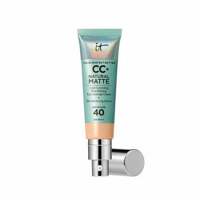 CC&#43; Natural MATTE base de maquillaje en crema SPF40 #Light medium 32ml