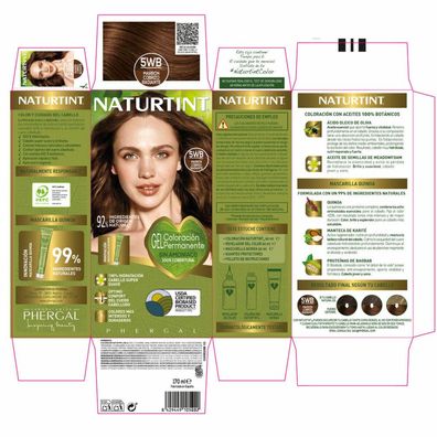 Naturtint ammoniakfreier Farbstoff #5Wb -Radiant Copper Brown 170 ml