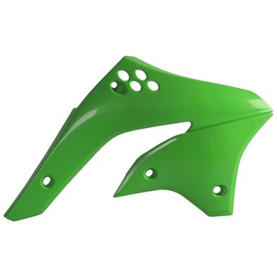 Tankverkleidung Tankspoiler radiator scoops passt an Kawasaki Kxf 450 06-08 grün