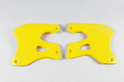 Kühlerverkleidung Tankspoiler radiator scoops passt an Suzuki Rm 250 96-98 gelb