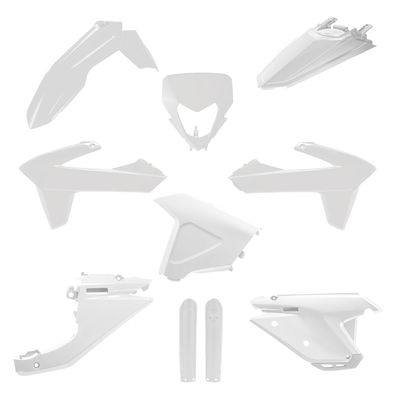 Verkleidungssastz Plastiksatz plastic kit passt an Sherco Sef 250 300 2025 weiß
