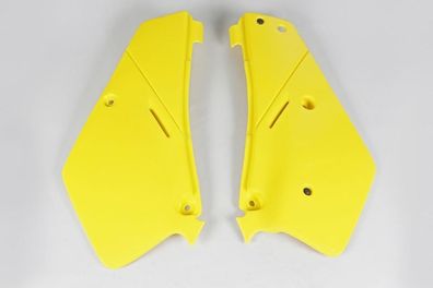 Seitenverkleidung Abdeckung side panels passt an Suzuki Rm 80 86-99 gelb