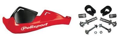 Polisport Evolution Handprotektoren Handschutz Protektoren handguards rot
