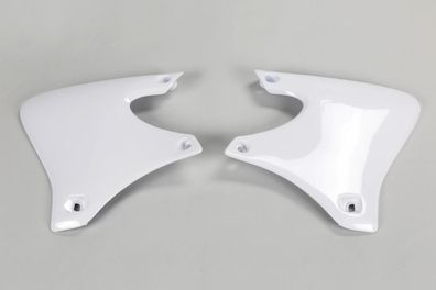 Tankverkleidung Kühlerspoiler radiator scoops passt an Yamaha Wrf 250 01-02 weiß