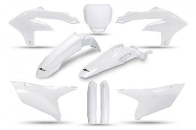 Verkleidungssatz Plastiksatz plastic kit fork passt an Yamaha Yzf 250 24-25 weiß