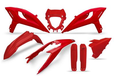 Verkleidungssatz Plastiksatz plastic kit fork passt an Beta Rr 250 450 2025 rot