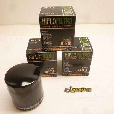 3x Hiflo HF171B ?lfilter oilfilter passt an Buell passt an Harley Davidson Flhc