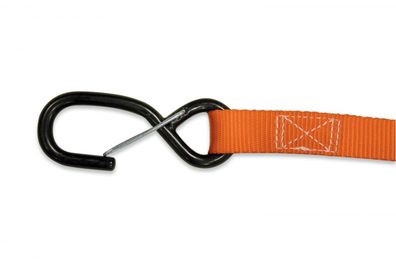 Spanngurt 25 mm 2 Stück Spannband tie downs Enduro Mx Cross Sumo Offroad orange