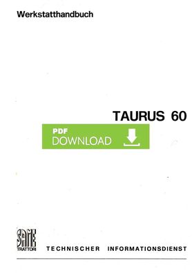 Werkstatthandbuch Same TAURUS 60
