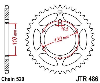Kettenrad 45 Z?hne sprocket passt an Kawasaki passt an Yamaha passt an Suzuki sw
