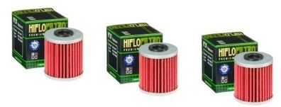 3x Hiflo HF207 ?lfilter oilfilter passt an Suzuki Rmz 450 05-14 Kxf 250 Evo 300