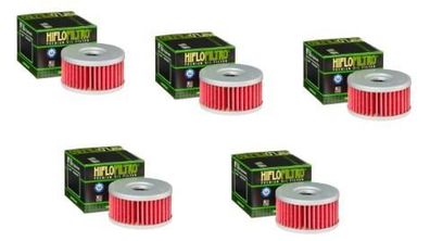 5x Hiflo HF136 ?lfilter oilfilter passt an Suzuki Vl 125 250 00-08 Dr 350 Alpi