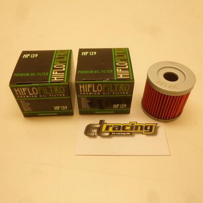 2x Hiflo HF139 ?lfilter oilfilter passt an Kawasaki Klx Kfx passt an Suzuki Drz