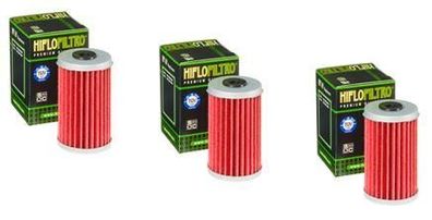 3x Hiflo HF169 ?lfilter oilfilter passt an Daelim Vj 125 Roadwin 04-16 Daystar