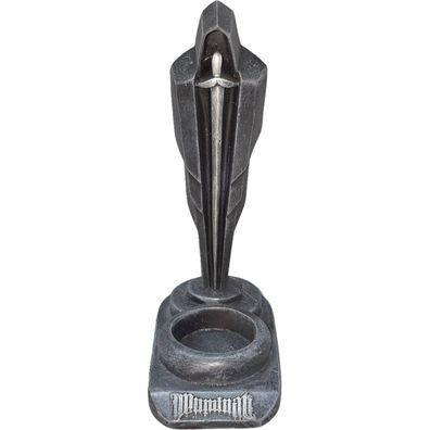 Illuminati Teelichthalter Mönch in Kutte mit Schwert (Gr. 18cm)