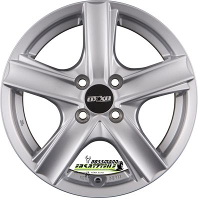 4x Oxxo Novel silver 5.5x14 ET45 - LK4/100 ML63.4 Felge Alu