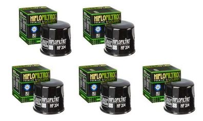 5x Hiflo HF204 ?lfilter oilfilter passt an Honda Cb 500 Fa 13-24 En 500 Er Fjr