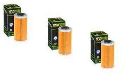 3x Hiflo HF611 Ölfilter oilfilter passt an Bmw G 450 X 08-11 passt an Husqvarna