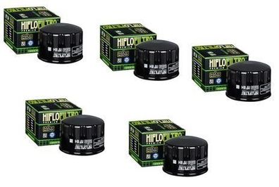 5x Hiflo HF184 ?lfilter oilfilter passt an Gilera Gp 800 07-11 passt an Aprilla