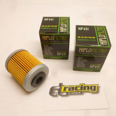 2x Hiflo HF651 Ölfilter oilfilter passt an GasGas passt an Ktm Svartpilen 701