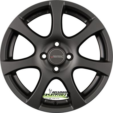 4x Autec Typ ZA - Zenit anthrazit matt 5.5x14 ET43 - LK4/100 ML60.1 Z5514434031115