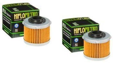 2x Hiflo HF186 Ölfilter oilfilter passt an Aprilia Scarabeo 125 09-12 Scarabeo